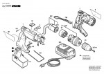 Bosch 0 601 946 503 Gsr 12 Vpe-2 Cordless Screw Driver 12 V / Eu Spare Parts
